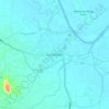 Pasir Puteh topographic map, elevation, terrain