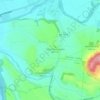 Oreia topographic map, elevation, terrain