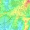 Nelle topographic map, elevation, terrain