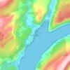 Inveraray topographic map, elevation, terrain