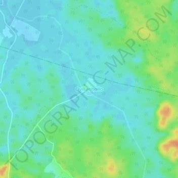 Ovillanhollo topographic map, elevation, terrain