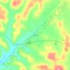 Springville topographic map, elevation, terrain