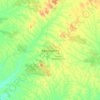 Abengourou topographic map, elevation, terrain
