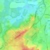 Rodborough Common topographic map, elevation, terrain