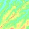 Bandung Baru topographic map, elevation, terrain
