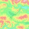 Ngamring topographic map, elevation, terrain