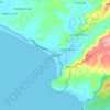 Bayah topographic map, elevation, terrain