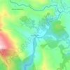 Tres Piedras topographic map, elevation, terrain