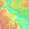 Сосногорск topographic map, elevation, terrain