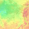 Democratic Republic of the Congo topographic map, elevation, terrain