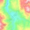 Tlahuapa topographic map, elevation, terrain