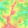 Верещагино topographic map, elevation, terrain