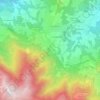Roncoscaglia topographic map, elevation, terrain