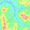 Rusaki topographic map, elevation, terrain
