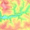 West Worlington topographic map, elevation, terrain