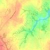 Bazil topographic map, elevation, terrain