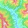 Barot topographic map, elevation, terrain