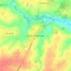 Great Finborough topographic map, elevation, terrain