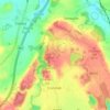 Leyhill topographic map, elevation, terrain