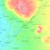 Tajinan topographic map, elevation, terrain