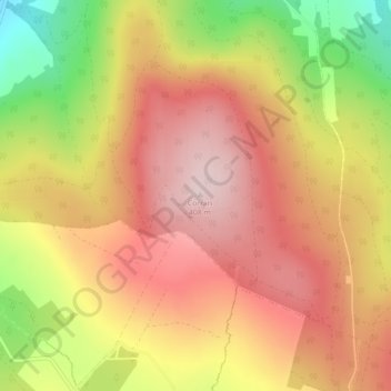 Corran topographic map, elevation, terrain