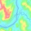 Roseta (La Tristeza) topographic map, elevation, terrain