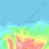 Sandy Bay topographic map, elevation, terrain