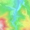 Gevoudaz topographic map, elevation, terrain