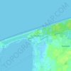 Dziwnówek topographic map, elevation, terrain