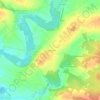 Les Sept Chênes topographic map, elevation, terrain