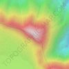 Gunung Tujuh topographic map, elevation, terrain