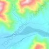 terona topographic map, elevation, terrain