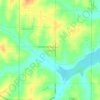 Newalla topographic map, elevation, terrain