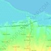 Batangan topographic map, elevation, terrain