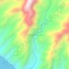 Wolotopo Timur topographic map, elevation, terrain