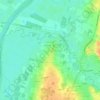 Le Mollet topographic map, elevation, terrain