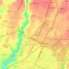 Banurejo topographic map, elevation, terrain