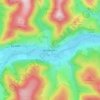 Walkerburn topographic map, elevation, terrain