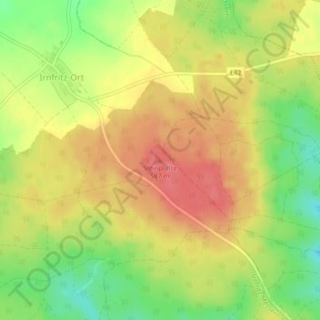 Steinplatte topographic map, elevation, terrain