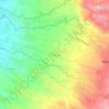 Dawung topographic map, elevation, terrain