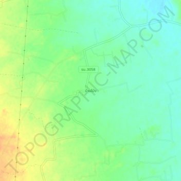 Ban Pong topographic map, elevation, terrain