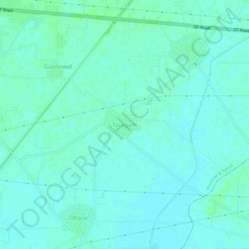 Taragarh topographic map, elevation, terrain