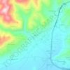 Yaka topographic map, elevation, terrain