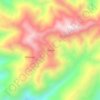 Chonta topographic map, elevation, terrain