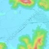 Kemaliye topographic map, elevation, terrain