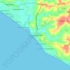 Thengapattinam topographic map, elevation, terrain