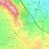 Bugel topographic map, elevation, terrain