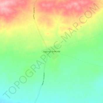 Khovsgol topographic map, elevation, terrain