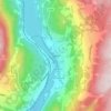 Tretten topographic map, elevation, terrain