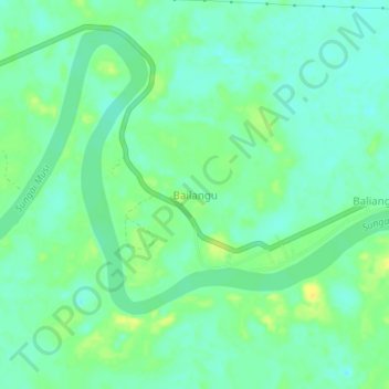 Bailangu topographic map, elevation, terrain